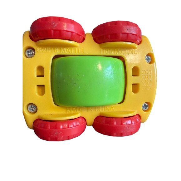 Fisher Price Little People Mini Monster Truck Toy Yellow Crazy Eyes Red Purple - Picture 5 of 5